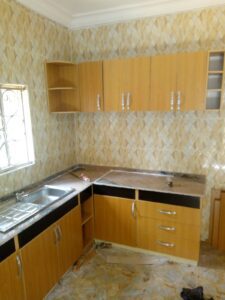 This is a Custom Kitchen Cabinet