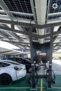 solar powered EV Charging station